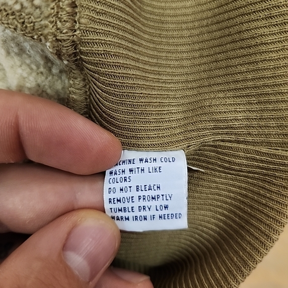 Polo Ralph Lauren Collared Henley Sweater Adult XL Brown Cotton Sweatshirt - Picture 8 of 10